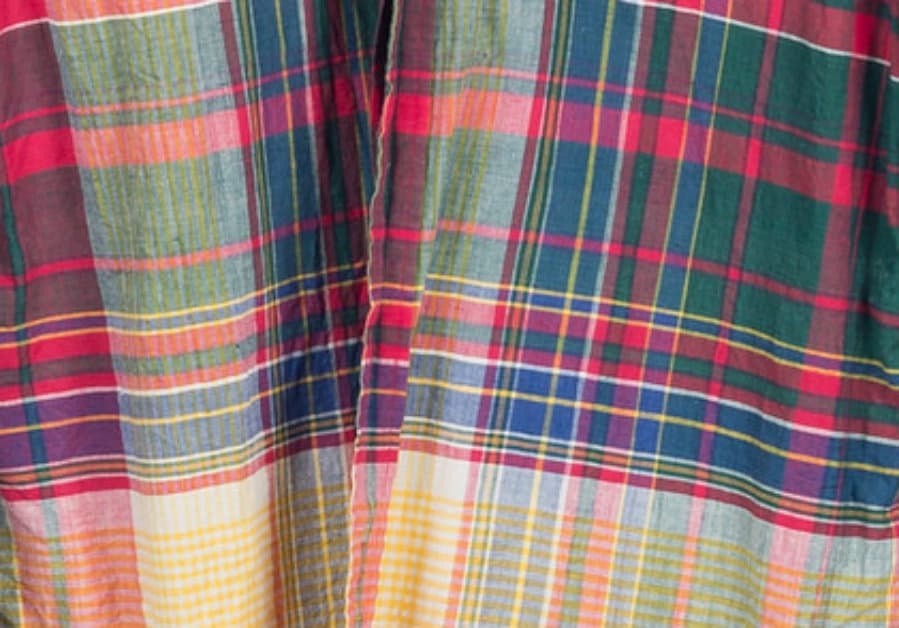 Madras, versatile and eccentric summer fabric